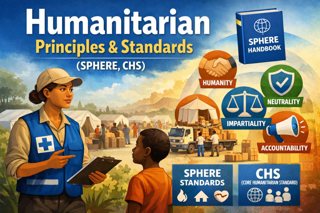 Humanitarian Principles and Standards Explained: SPHERE Handbook and CHS Guide for Humanitarian Workers